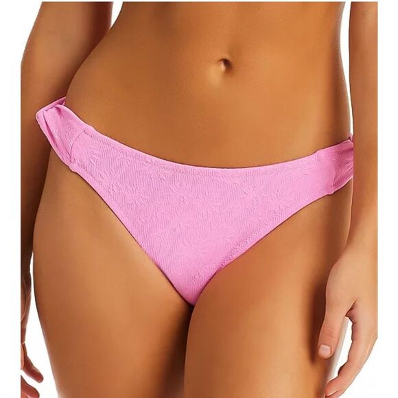 JESSICA SIMPSON Women's Sweet Daisy Twisted Tab Hipster Bikini Bottoms Size XL - Picture 1 of 6